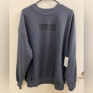 NWT Taylor Swift Eras Tour Blue Crewneck Size L
